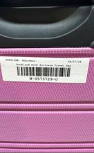 Load image into Gallery viewer, Rockland Unisex Pink Retractable Handle Lined Zip-Around Travel Trolley Bag
