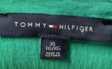 Load image into Gallery viewer, Tommy Hilfiger Womens Green Spread Collar Long Sleeve Blouse Top Size XL

