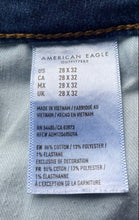 Load image into Gallery viewer, American Eagle Outfitters Mens Blue Next Level Flex Skinny Leg Jeans Size 28x32
