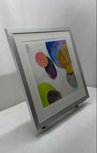 Load image into Gallery viewer, Wall Hanging Home Decor Square Framed Abstract Colorful Circles Print By Sisa
