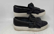 Load image into Gallery viewer, Michael Kors Womens Bella White Black Snakeskin Slip-On Sneaker Shoes Size 9.5M
