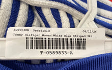 Load image into Gallery viewer, Tommy Hilfiger Womens White Blue Striped Knitted Long Maxi Skirt Size 2XS
