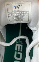 Load image into Gallery viewer, Varsity Womens DBL Edge 2 White Green Lace-Up Cheerleading Shoes Size 7.5

