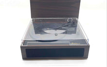 Load image into Gallery viewer, LP&amp;No.1 Model LPSC-016 Brown Black Record Player Turntable Not Tested
