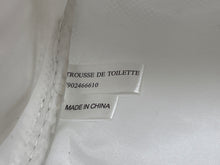 Load image into Gallery viewer, Christian Dior Parfums Womens White Top Handle Medium Zipper Cosmetic Bag
