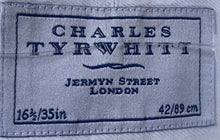 Load image into Gallery viewer, Charles Tyrwhitt Mens White Long Sleeve Spread Collar Dress Shirt Size 16.5
