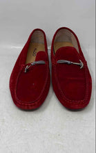 Load image into Gallery viewer, Aldo Mens Zurlo-R Red Suede Slip-On Round Toe Loafer Shoes Size 12
