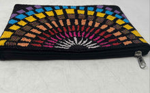 Load image into Gallery viewer, Unbranded Womens Multicolor Beaded Zip Top Evening Clutch Bag No Strap

