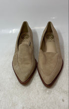 Load image into Gallery viewer, Vince Camuto Womens Becarda Beige Suede Pointed Toe Loafer Shoes Size 36 1/2
