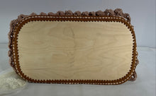 Load image into Gallery viewer, Beige Crochet Hooded Decorative Bow Moses Baby Carrying Basket

