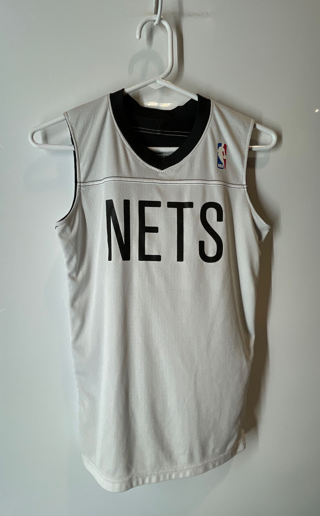 Alleson Athletic Youth White Brooklyn Nets #5 Sleeveless NBA Jersey Size M