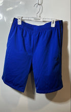 Load image into Gallery viewer, Adidas Mens Blue Three-Stripe Elastic Waist Pull-On Athletic Shorts Size Large
