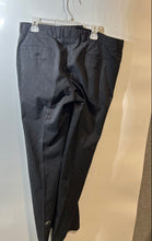 Load image into Gallery viewer, Hugo Boss Mens Gray Flat Front Slash Pockets Straight Leg Dress Pants Size 52
