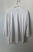 Load image into Gallery viewer, Lauren Ralph Lauren Womens White Cotton Long Sleeve Lace-Up Blouse Top Size 1X
