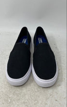 Load image into Gallery viewer, Keds Womens Double Decker WF63480 Black White Slip-On Sneakers Shoes Size 8

