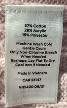 Load image into Gallery viewer, Talbots Womens Pink Long Sleeve Button Cuff Cable-Knit Pullover Sweater Size S
