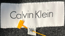 Load image into Gallery viewer, Calvin Klein Womens Dark Gray Long Sleeve Double-Breasted Peacoat Sz 14P

