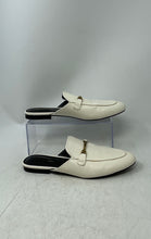 Load image into Gallery viewer, Calvin Klein Womens Sidoll White Leather Slip-On Mule Loafer Flats Size 9M
