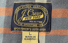 Load image into Gallery viewer, J.Crew Mens Multicolor Plaid Cotton Long Sleeve Pockets Button-Up Shirt Size L
