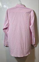 Load image into Gallery viewer, Perry Ellis Portfolio Mens Pink Slim Fit Long Sleeve Dress Shirt Size 16 32/33
