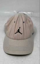 Load image into Gallery viewer, Air Jordan Mens Beige Black Monogram Flexfit Adjustable Baseball Cap
