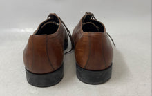 Load image into Gallery viewer, Adam Derrick Mens Brown Leather Lace-Up Plain Toe Derby Dress Shoes Size 10

