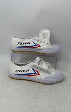 Load image into Gallery viewer, Feiyue Womens Fe Lo 1920 White Red Blue Striped Sneaker Shoes Size 7W No Laces
