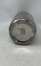 Load image into Gallery viewer, Silver-Tone Geometric Cut-Out Round Edge Tabletop Decorative Vase
