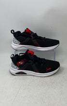 Load image into Gallery viewer, Puma Kids Enzo 2 Repeat 194593-01 Black Red Lace-Up Sneaker Shoes Size 6C
