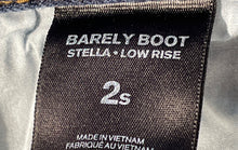 Load image into Gallery viewer, Express Womens Blue Barely Stella Low Rise Denim Bootcut Jeans Size 2S
