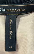 Load image into Gallery viewer, BCBGMAXAZRIA Womens Black Silk Center Back Zipper Straight &amp; Pencil Skirt Size 8
