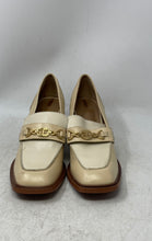 Load image into Gallery viewer, Sam Edelman Womens Quincy Beige Square Toe Block Loafer Shoes Size 8.5
