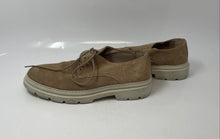 Load image into Gallery viewer, Aldo Mens Beige Suede Round Toe Lace-Up Low Top Sneakers Shoes Size 7.5
