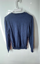 Load image into Gallery viewer, Hugo Boss Mens Blue Long Sleeve Slim Fit Pullover Sweater Size Large
