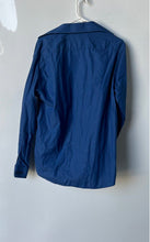 Load image into Gallery viewer, Michael Kors Mens Blue Long Sleeve Collared Regular Fit Button-Up Shirt Size M

