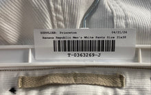 Load image into Gallery viewer, Banana Republic Mens White Button Front Slim Fit Chino Pants Size 31x30
