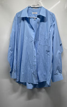Load image into Gallery viewer, Pierre Cardin Mens Blue Long Sleeve Regular Fit Dress Shirt Sz XL 17-17.5 34/35
