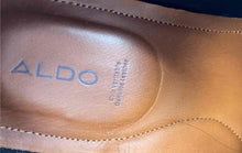 Load image into Gallery viewer, Aldo Mens Black Leather Lace-Up Low Top Plain Toe Oxford Dress Shoes Size 10.5
