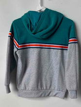 Load image into Gallery viewer, NFL Team Apparel Boys Aqua Gray Miami Dolphins Pullover Hoodie Size 14-16
