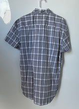 Load image into Gallery viewer, Tommy Hilfiger Mens Gray Plaid Slim Fit Stretch Button-Up Shirt Size XXL
