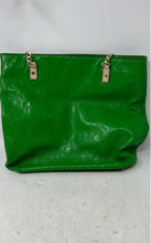 Load image into Gallery viewer, Michael Kors Womens Green Logo Embossed Double Strap Medium Shoulder Bag
