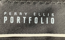 Load image into Gallery viewer, Perry Ellis Mens Black Wool Pleated Pockets Portfolio Dress Pants Size 44X30
