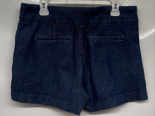 Load image into Gallery viewer, 7th Avenue Design Studio NY &amp; C Womens Blue Flat Front Pockets Chino Shorts Sz L
