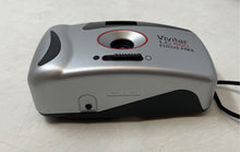 Load image into Gallery viewer, Vivitar LC 600 Focus Free Silver Black 35mm Point &amp; Shoot Film Camera Not Tested
