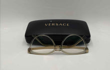 Load image into Gallery viewer, Authentic Versace Women's Gold Tone/Amber Glasses. With Case
