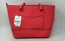 Load image into Gallery viewer, Guess Womens Pink Logo Embossed Shoulder Strap Large Tote Bag With Tags
