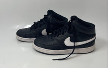 Load image into Gallery viewer, Nike Womens Court Vision Mid CD5436-001 Black White Sneakers Shoes Size 6.5
