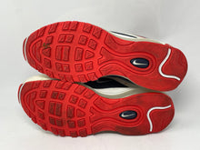 Load image into Gallery viewer, Authentic Nike Mens Air Max 97 Red White Blue Sneaker Shoes Size 11 Damaged
