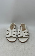 Load image into Gallery viewer, Sam Edelman Womens Illie White Leather Slip-On Slide Sandals Size 7.5 M
