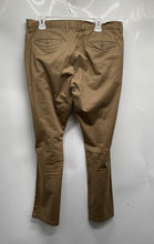 Load image into Gallery viewer, Arturo Calle Mens Beige Slash Pockets Flat Front Straight Leg Chino Pants Sz 36
